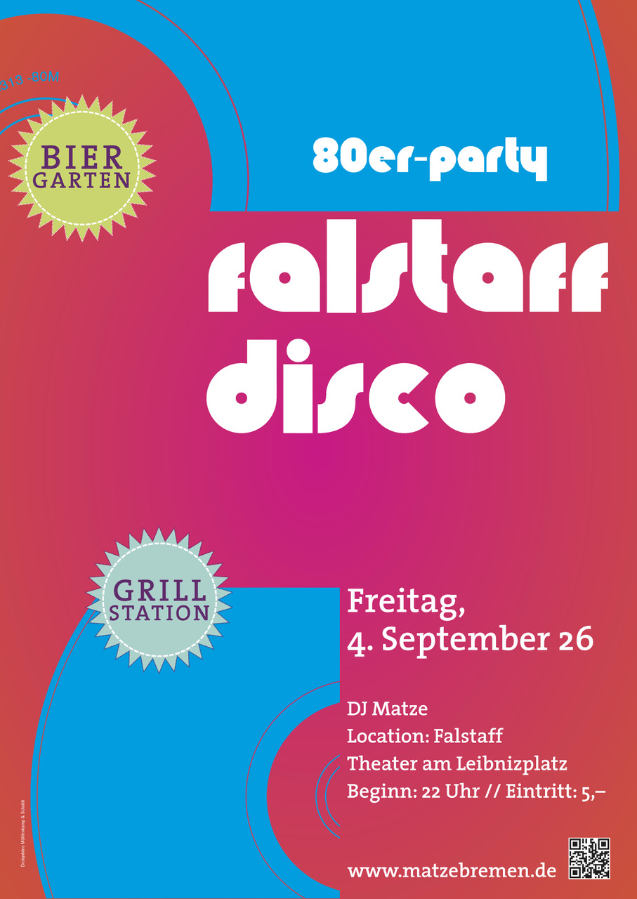 80er-Party Falstaffdisco